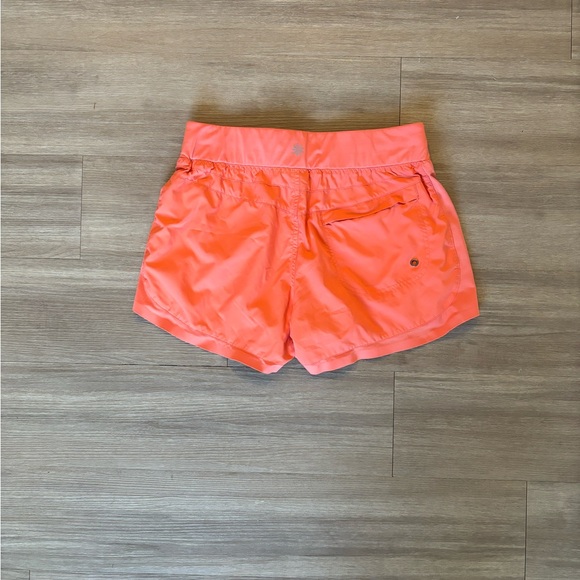 Athleta Orange & Black Comfort Runner’s Shorts Size Small, Like New, Bundle of 2 - Picture 3 of 5
